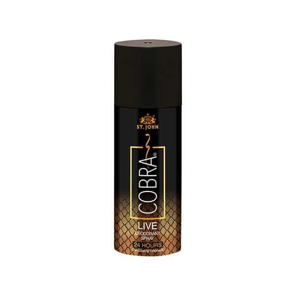 St.John Deo Cobra Live Limited Edition Deodorant Long-Lasting Body Spray 150 ml