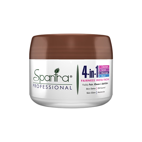 Spantra 4 in 1 Fairness Insta Facial includes Cleanser 500 gm