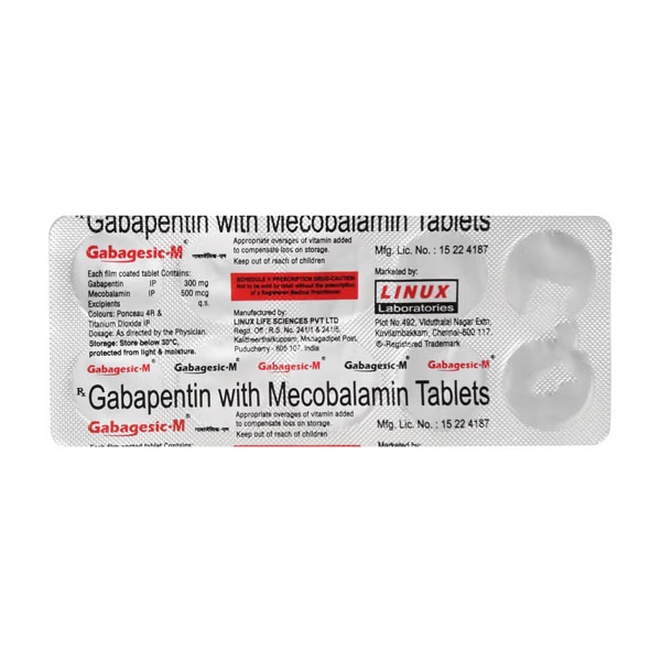 Gabagesic M Tablet 10'S