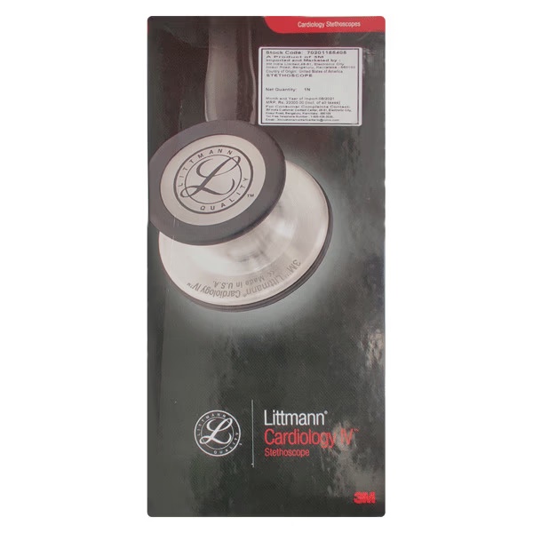 3M Littmann Cardiology IV Stethoscope - Navy Blue (6154) (27 inch)