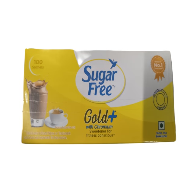 Sugar Free Gold + with Chromium Sachet 100's