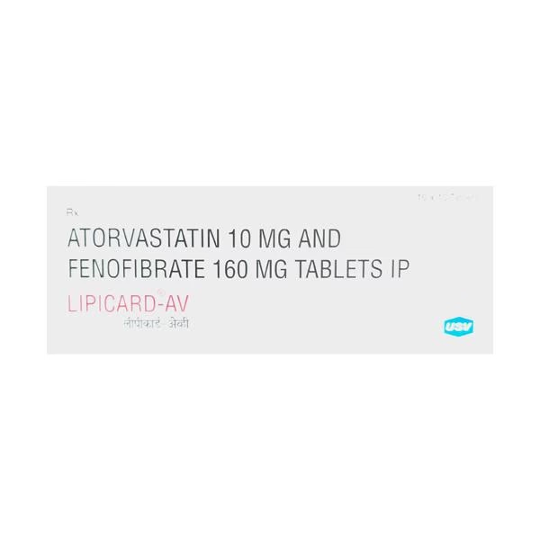 Lipicard AV Tablet 10'S