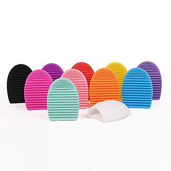 Bronson Professional Silicon Makeup brush Cleaner Tool multicolor 1's