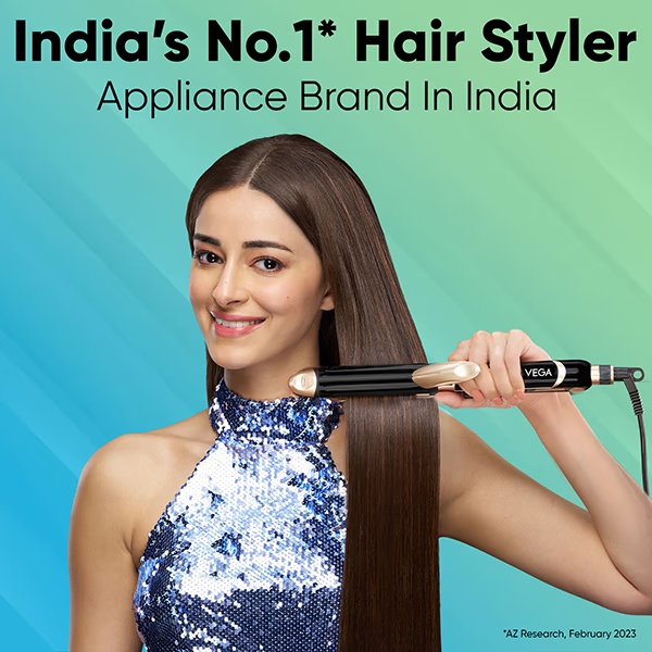 Vega Ultra Shine Hair Straightener with Wide Ceramic Coated Plates(VHSCC-25) 1's