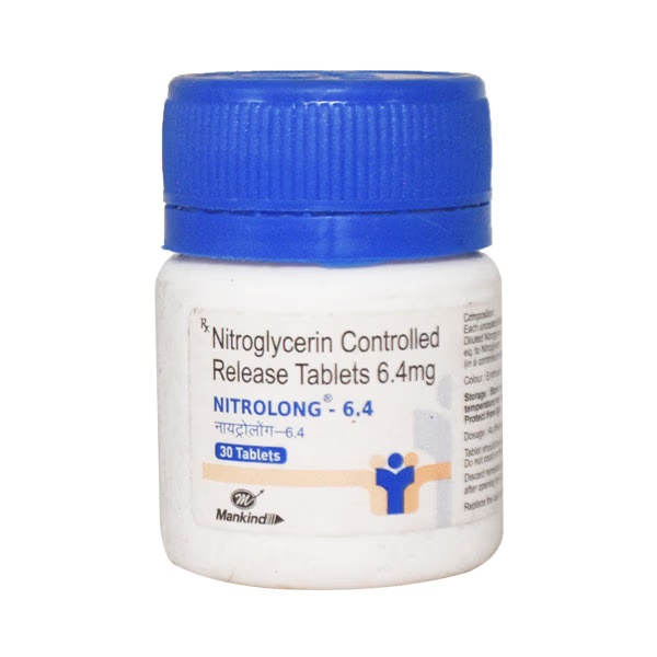 Nitrolong 6.4mg Tablet 30'S