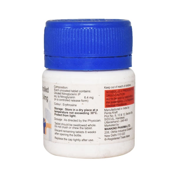 Nitrolong 6.4mg Tablet 30'S