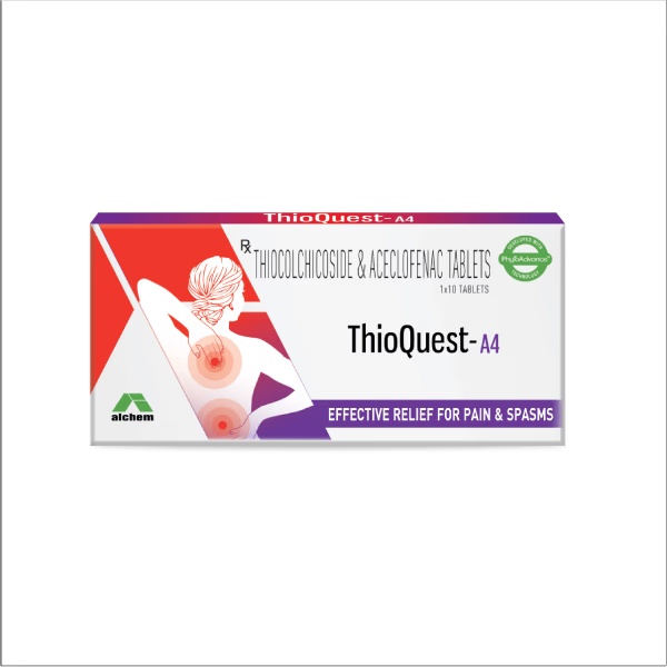 Thioquest A 4mg Tablet 10'S