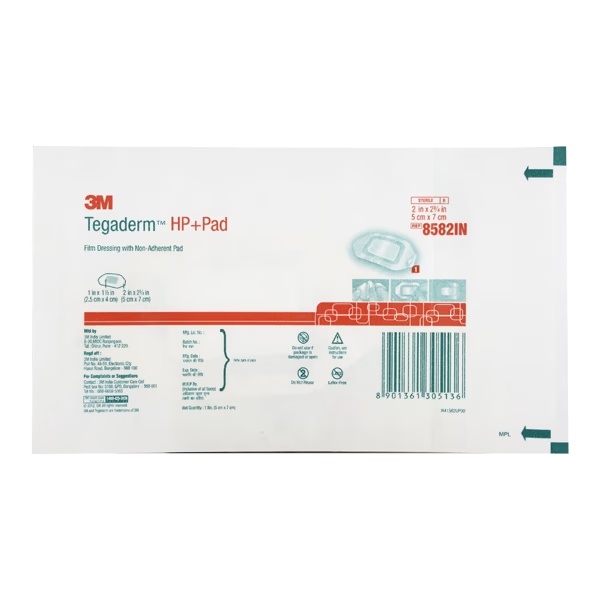3M Tegaderm HP+Pad Film Dressing (8582IN)