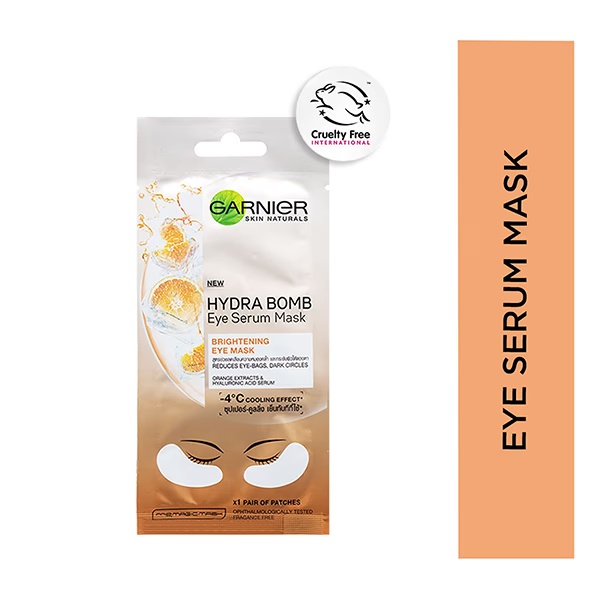 Garnier Hydra Bomb Eye Serum Mask, Brighteninig Orange Extracts + Hyluronic Acid 6gm 1 5707-garnier-hydra-bomb-eye-serum-mask-brighteninig-orange-extracts-hyluronic-acid-6gm-1.jpg