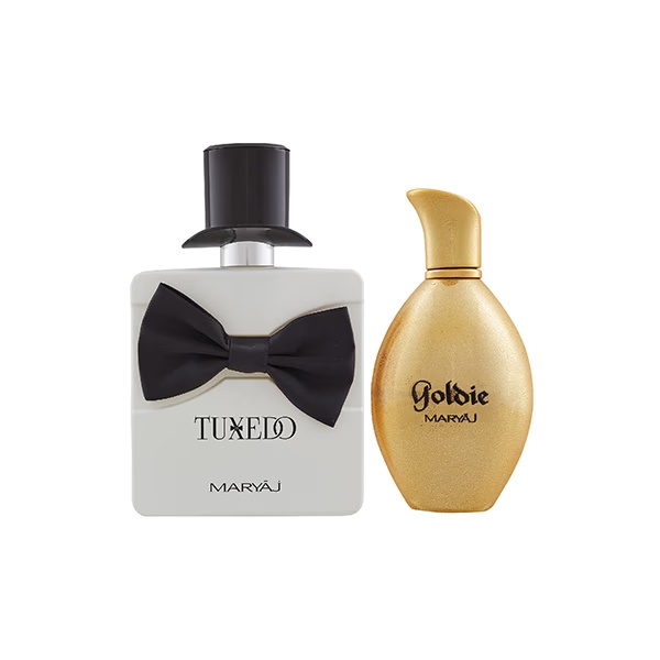 Maryaj Tuxedo EDP Spicy Woody Perfume And Maryaj Goldie EDP Fruity Floral Perfume 200 ml