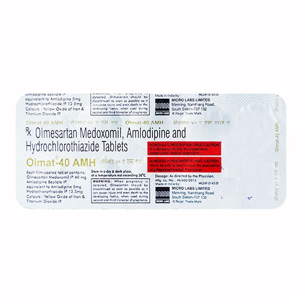 Olmat Amh 40mg Tablet 10'S