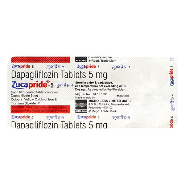 ZUCAPRIDE 5 Tablet 10's