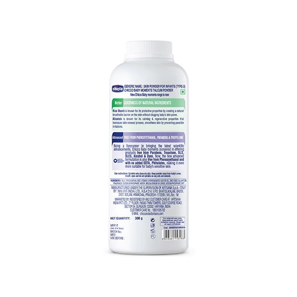 Chicco Baby Moments Talcum Powder 300 gm