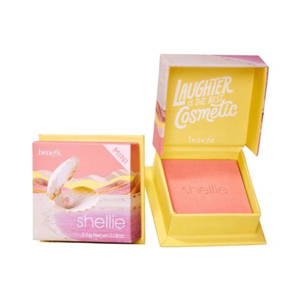Benefit Cosmetics Shellie Warm-Seashell Pink Blush Mini 2.5 gm