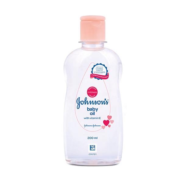 Johnson's Baby Oil with Vitamin-E 200 ml