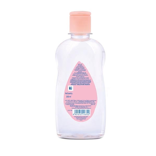 Johnson's Baby Oil with Vitamin-E 200 ml