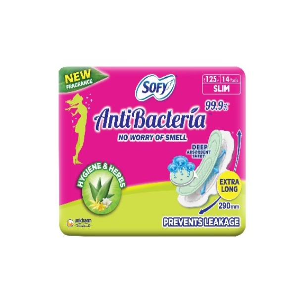 Sofy Antibacteria Extra Long Pads (XL)  - Slim 14's