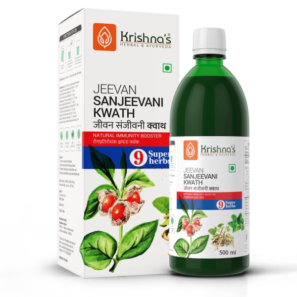 Krishna's Herbal & Ayurveda Jeevan Sanjeevani Kwath Juice 500 ml