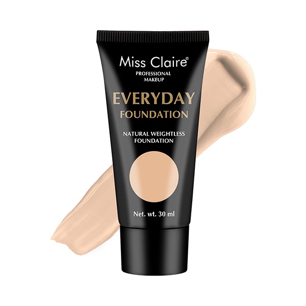 Miss Claire Everyday Foundation Natural Weightless FR-04 Warm Vanilla 30ml