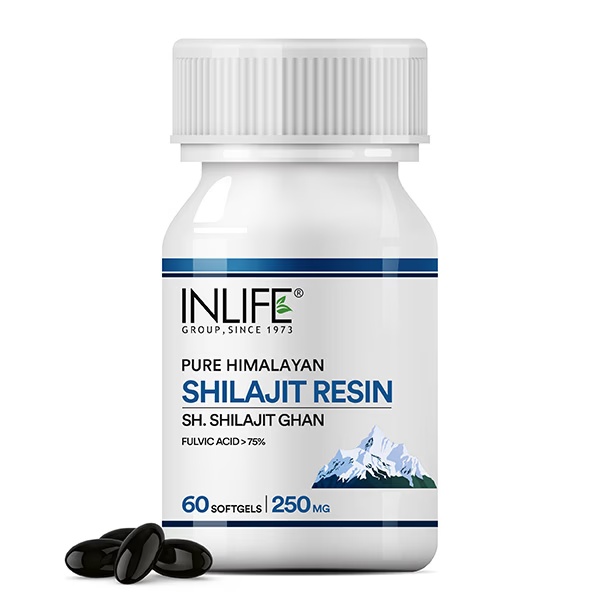 INLIFE Pure Himalayan Shilajit Resin 250mg Softgel Capsules 60's