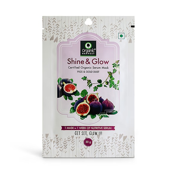 Organic Harvest Serum Mask - Shine & Glow 20gm