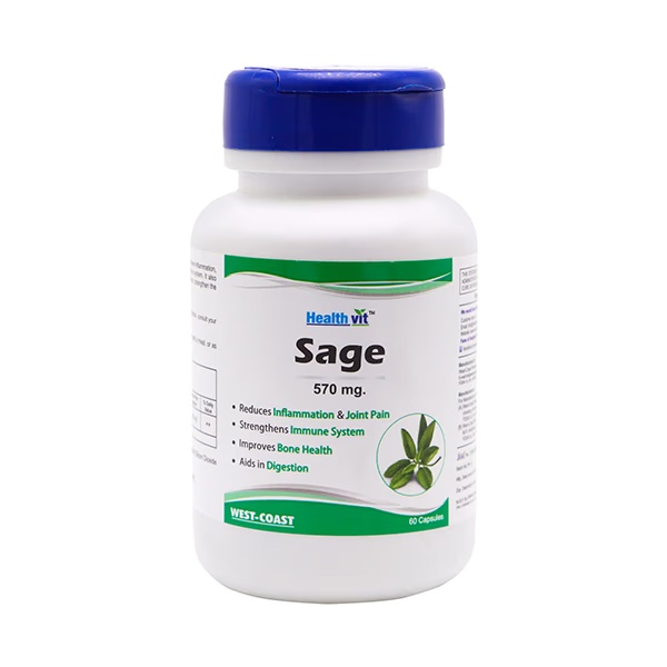 Healthvit Sage 570 mg Capsule 60's