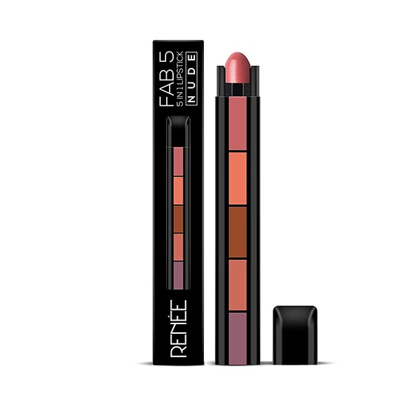 RENEE Fab 5 5-in-1 Nude Lipstick 7.5 gm