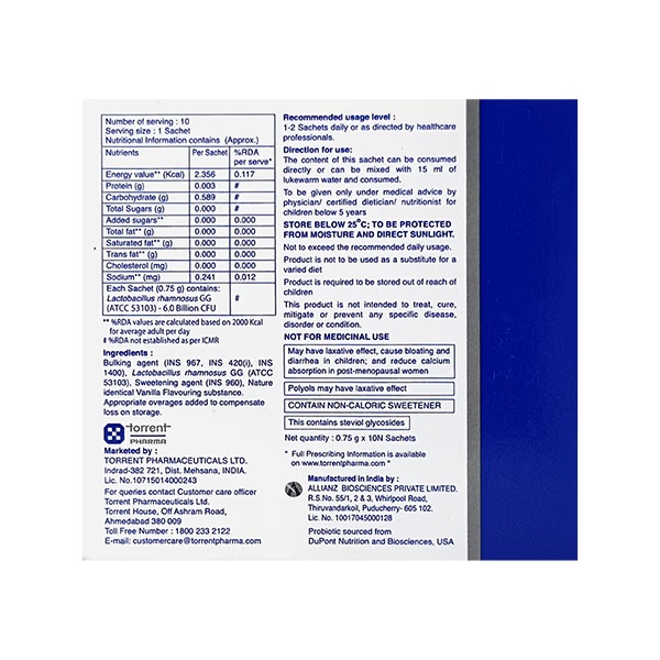 VIZYLAC GG Sachet 0.75gm