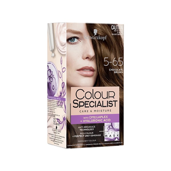 Schwarzkopf Colour Specialist At Home Permanent Hair Colour - 5.65 Chocolate Brown 165 ml