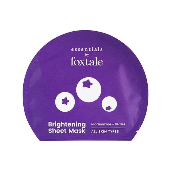 Foxtale Essentials Brightening Sheet Mask with Niacinamide and Berries 26 gm