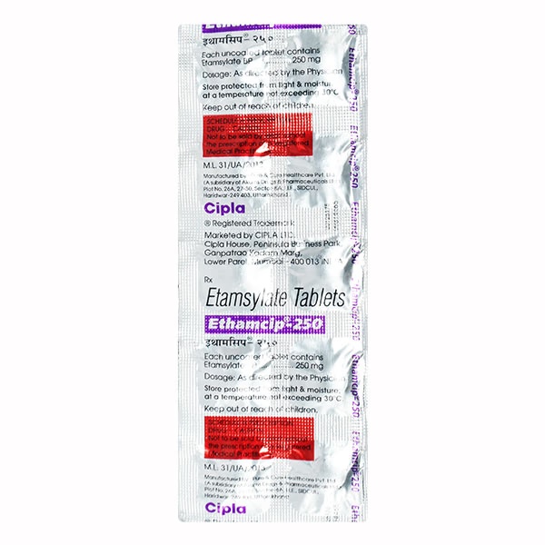 Ethamcip 250mg Tablet 10'S