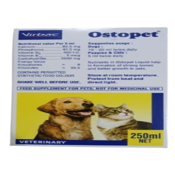 Virbac Ostopet Syrup 250 ml
