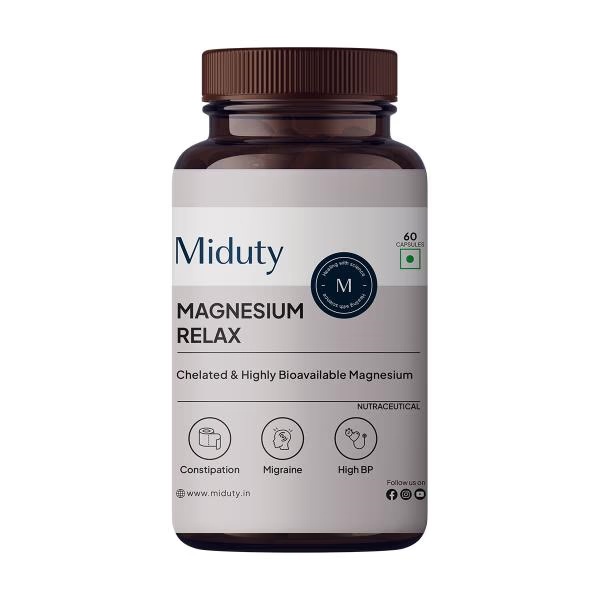 Miduty Magnesium Relax Capsule 60's
