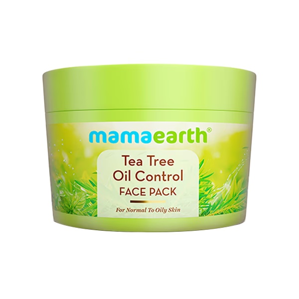 Mamaearth Tea Tree Oil Control Face Pack with Tea Tree & Salicylic Acid Normal to Oily Skin 200 gm