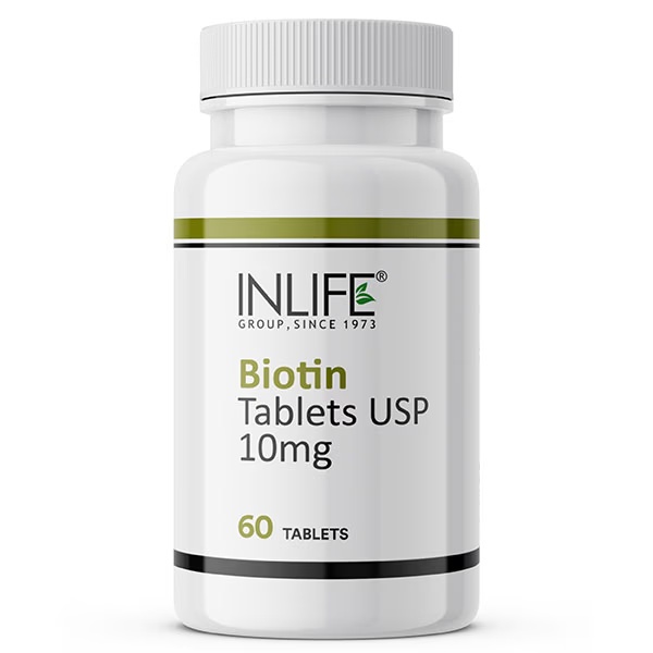 Inlife Biotin 10000 mcg Tablets 60's