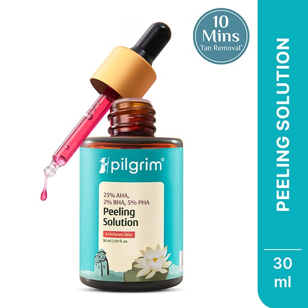 Pilgrim 25% AHA, 2% BHA, 5% PHA Peeling Solution 30 ml