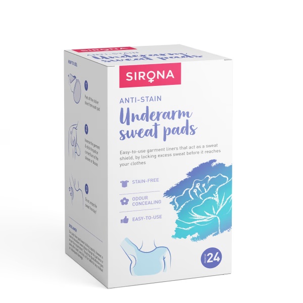 Sirona Anti-Stain Under Arm Sweat Pads 1's