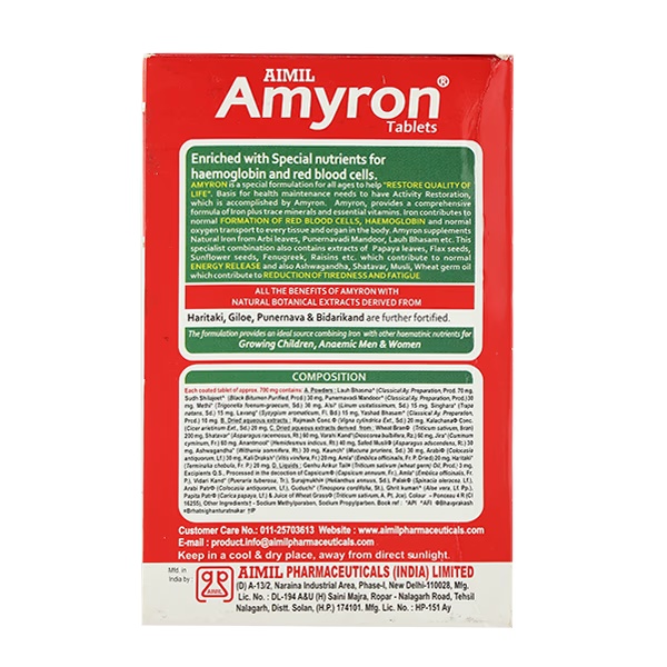Aimil Amyron Tablet 30's