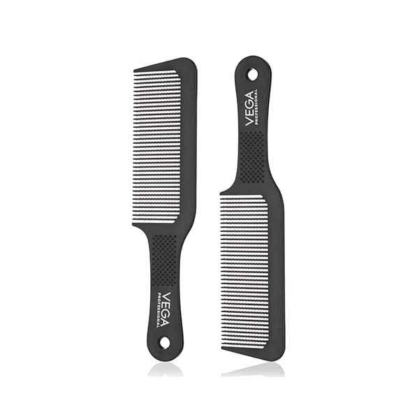 Vega Professional Clipper Comb for Salon with Anti-Static, Hair Cutting Combs Great for Barbering and Styling - Black (VPPCC-02) 1's