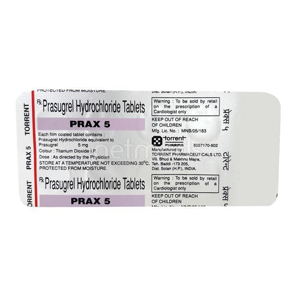 Prax 5mg Tablet 10'S