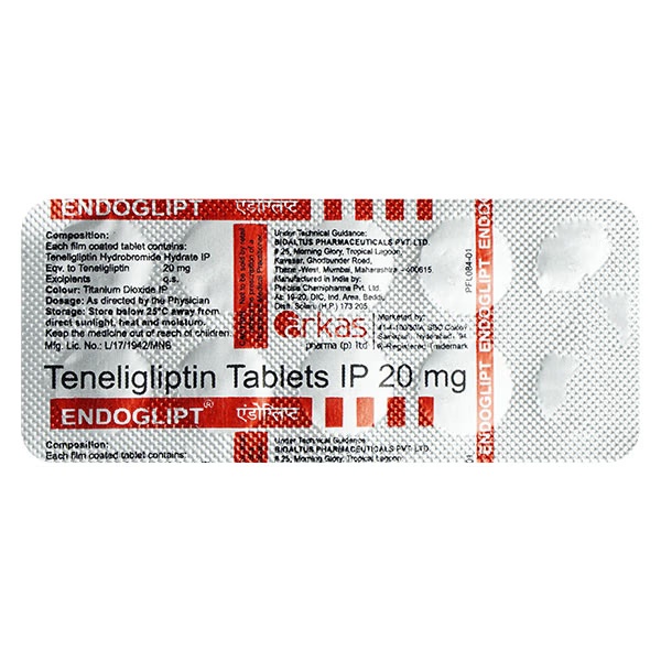 ENDOGLIPT 20mg Tablet 10's