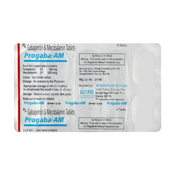 Progaba AM Tablet 10'S