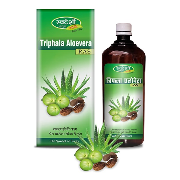 Swadeshi Ayurved Triphala Aloevera Ras Juice 500 ml