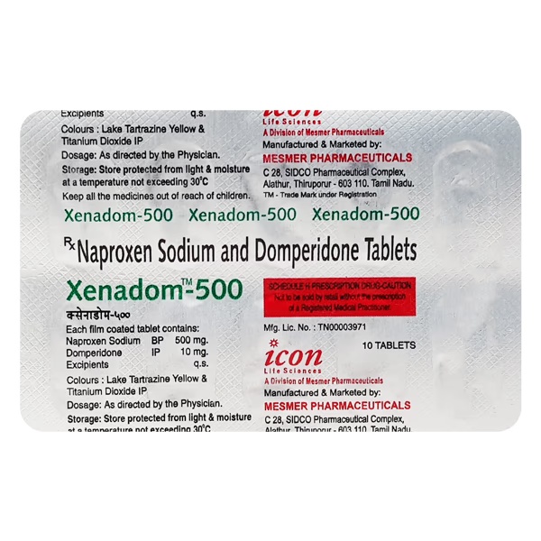 Xenadom 500mg Tablet 10'S