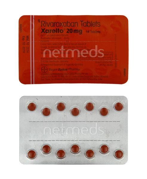 Xarelto 20mg Tablet 14'S