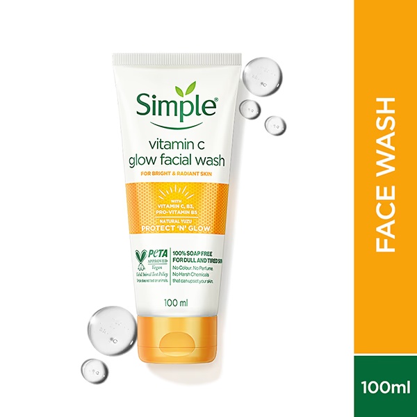 Simple Protect N Glow Vitamin C Glow Facial Wash 100 ml