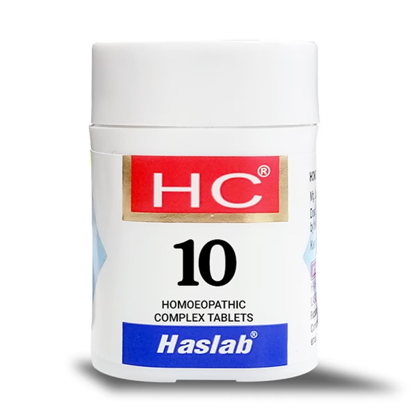 Haslab HC 10 (Homeopathic Complex) Tablet 20 gm
