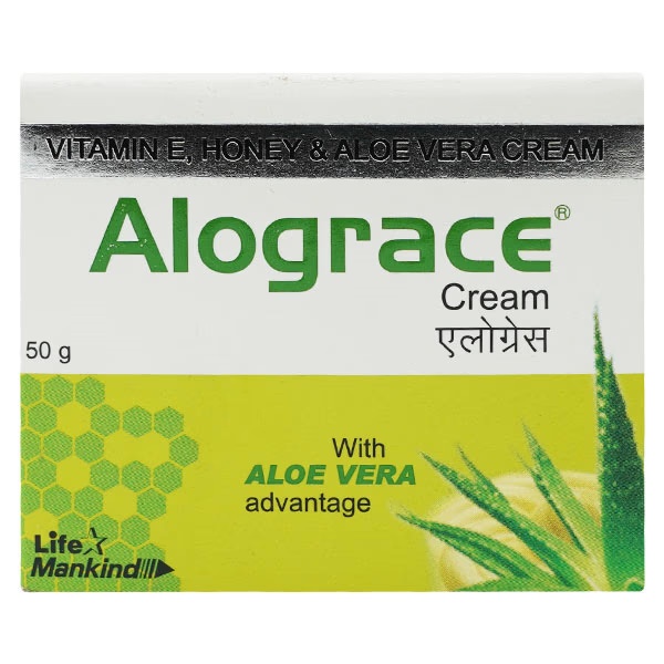 Alograce Vitamin E, Honey & Aloe Vera Cream 50gm
