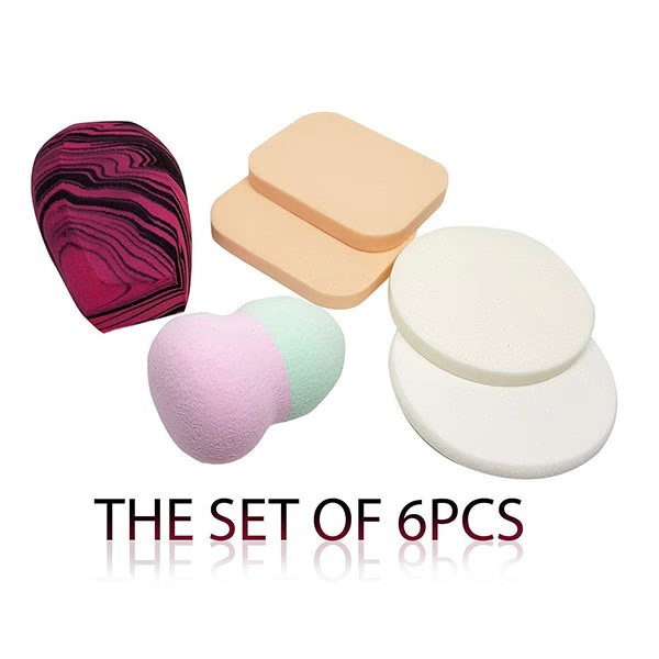 Bronson Professional 6 in 1 makeup blender sponge set and Puff set for make up 1's 1 6908-bronson-professional-6-in-1-makeup-blender-sponge-set-and-puff-set-for-make-up-1-s-1.jpg