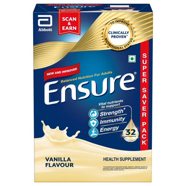 Ensure Nutritional Powder - Vanilla Flavour 950 g (Refill Pack)